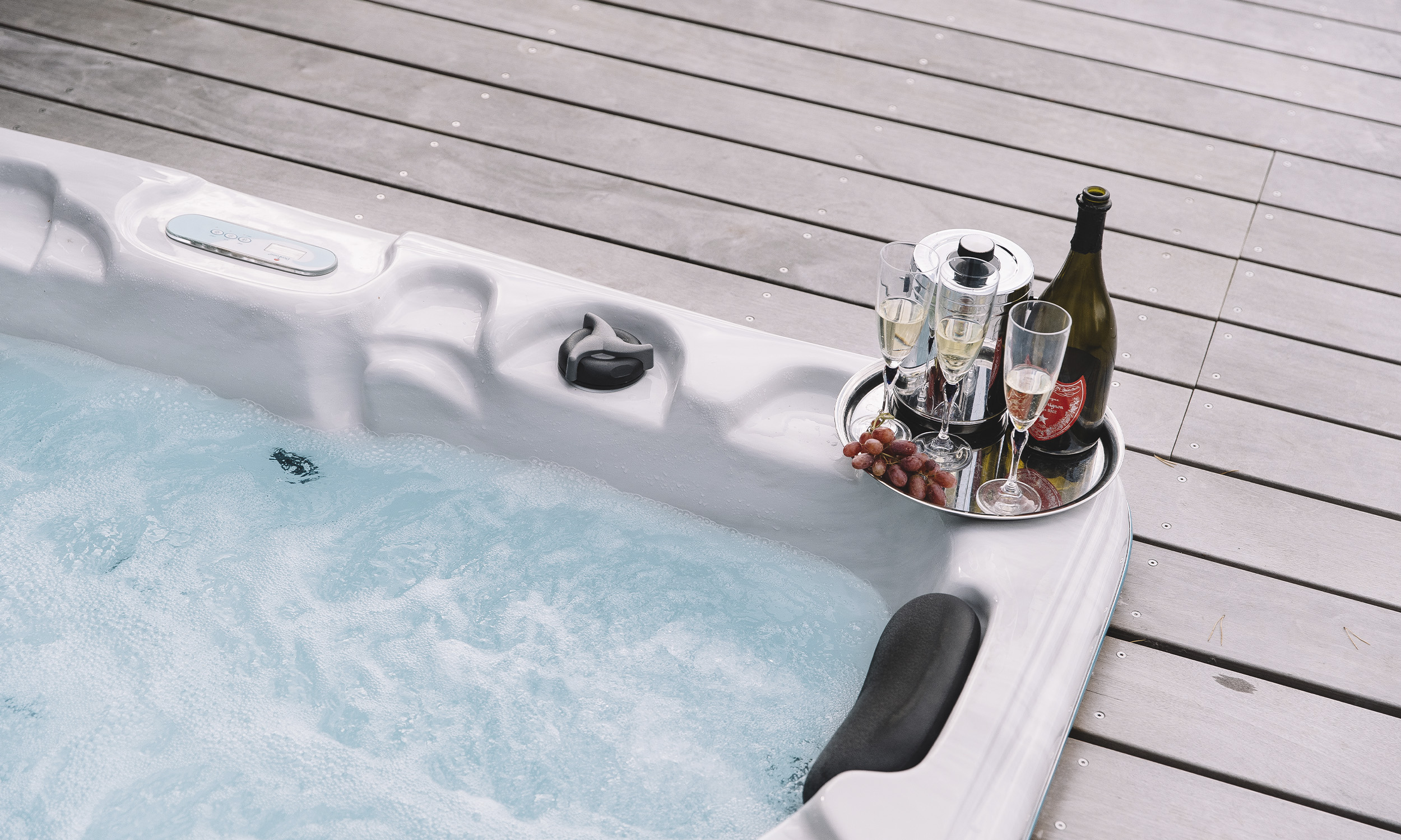 Udskiftning af UV-lys i udespa