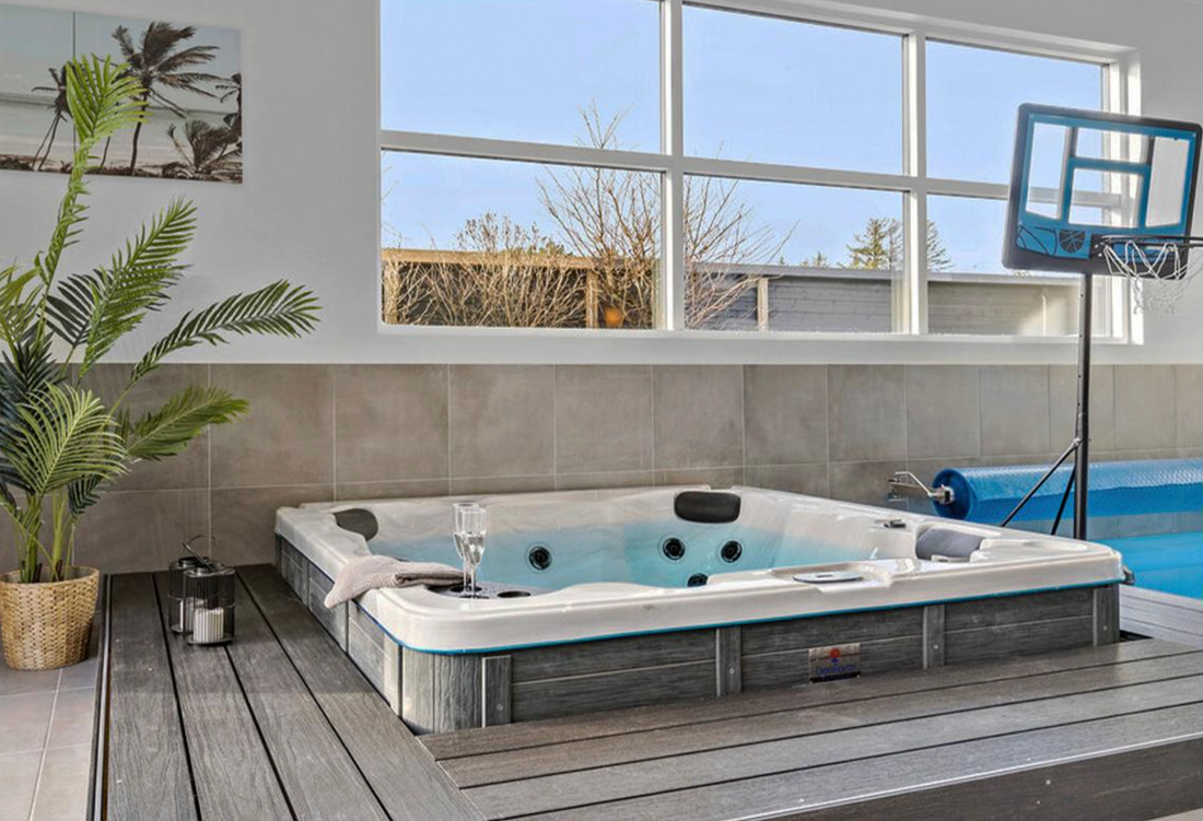 Kan en udendørs spa bruges indendørs?