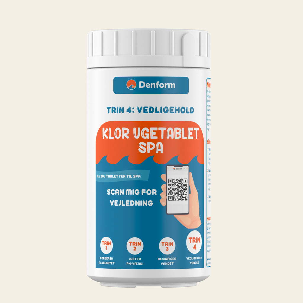 Klor ugetablet spa - 20 g 1 kg