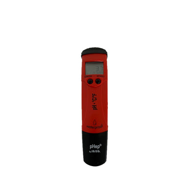 Elektronisk pH- och temperaturmätare