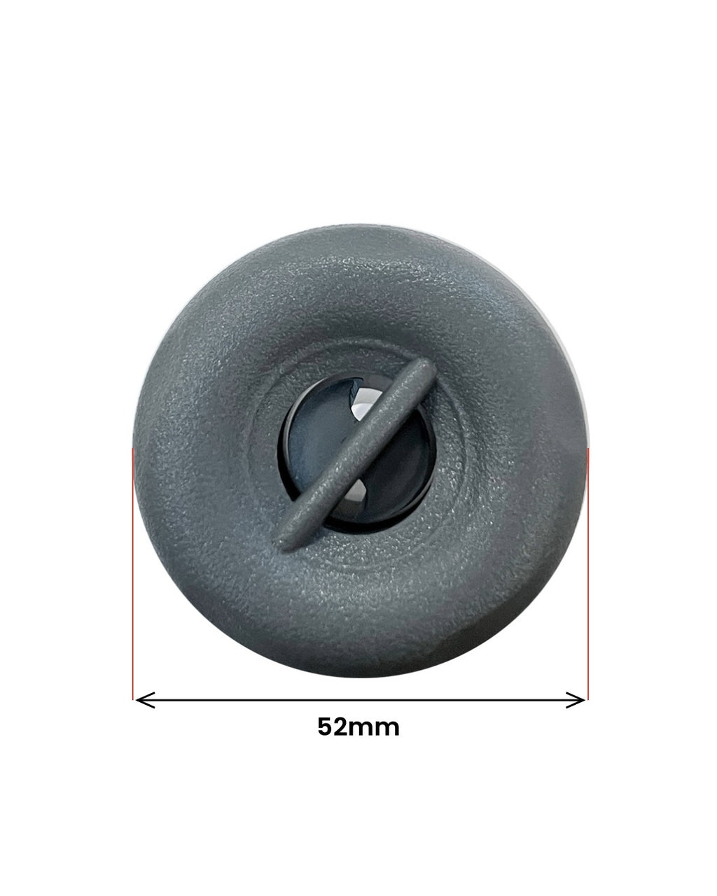 Roterande munstycke 52 mm grått