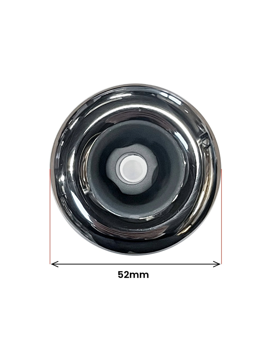 Direktmunstycke 52 mm stålgrått