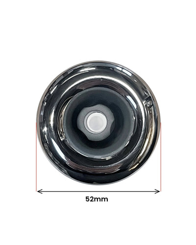 Direktmunstycke 52 mm stålgrått