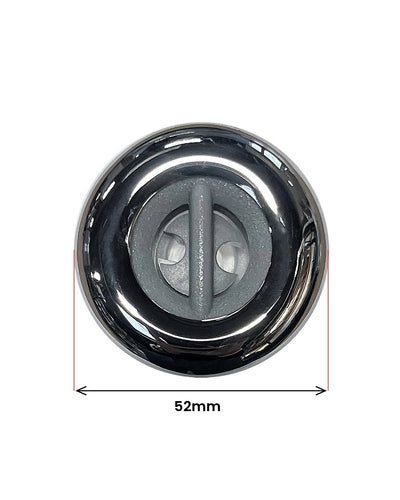 Roterande munstycke 52 mm stålgrått