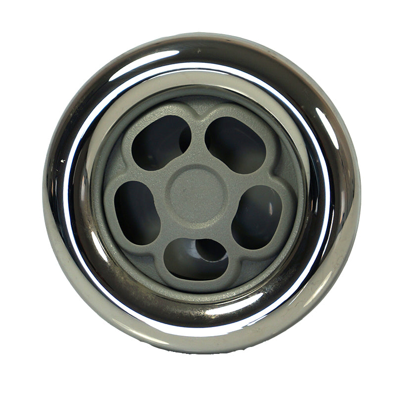 Roterande munstycke 128 mm stålgrått