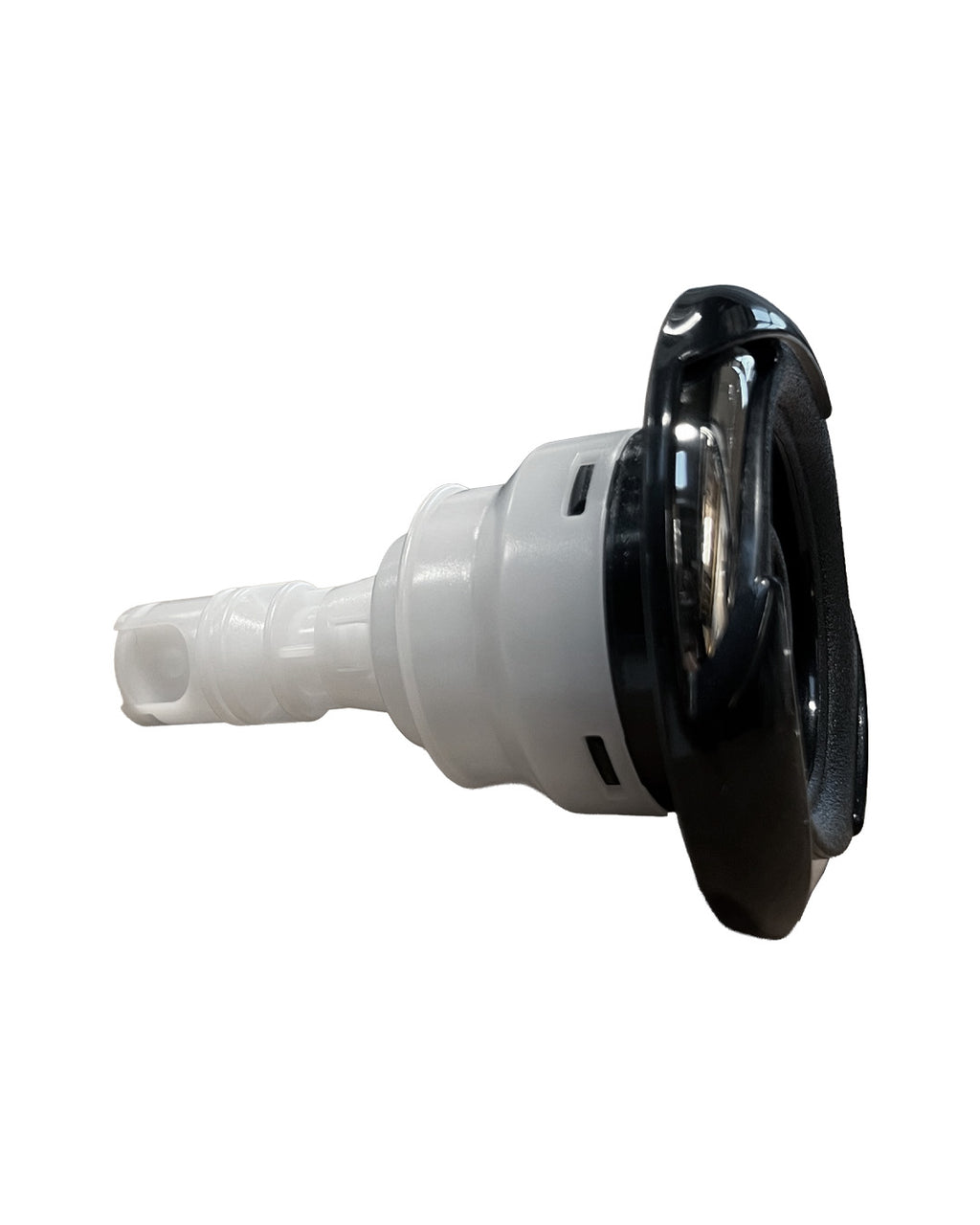 Direktmunstycke 90 mm stål-svart
