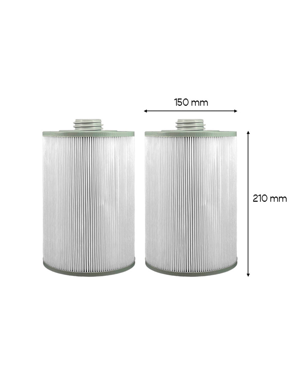 Dobbeltfilter høj model