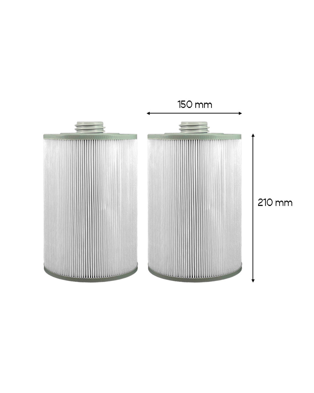 Dobbeltfilter høj model