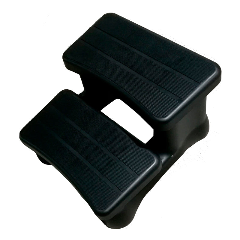 Trappa för utomhusspa, svart