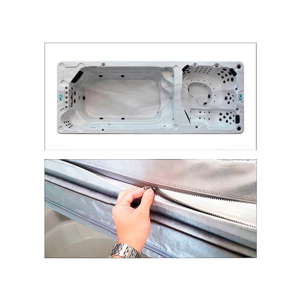 Badspa-överdrag 228 x 594 cm