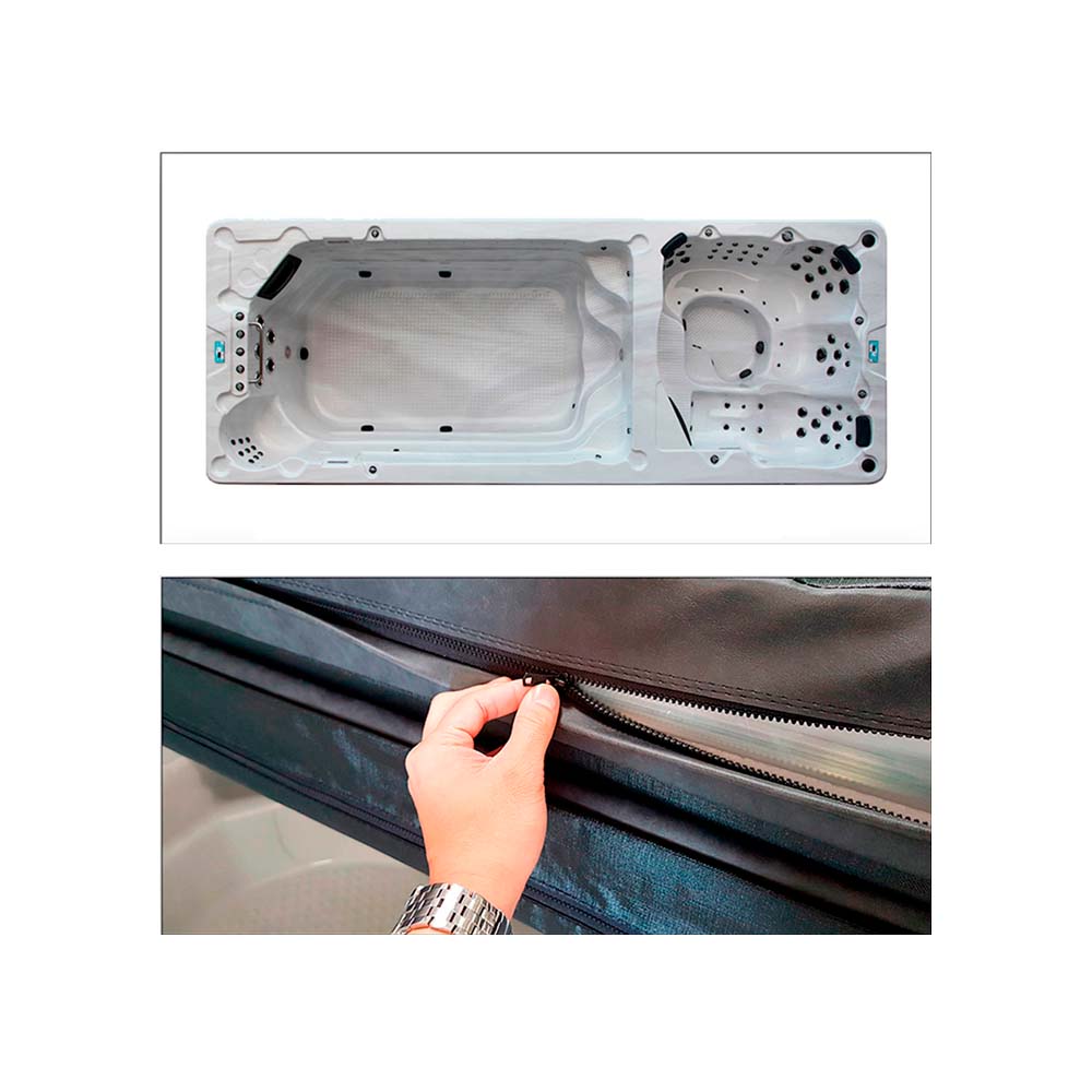 Badspa-överdrag 228 x 594 cm