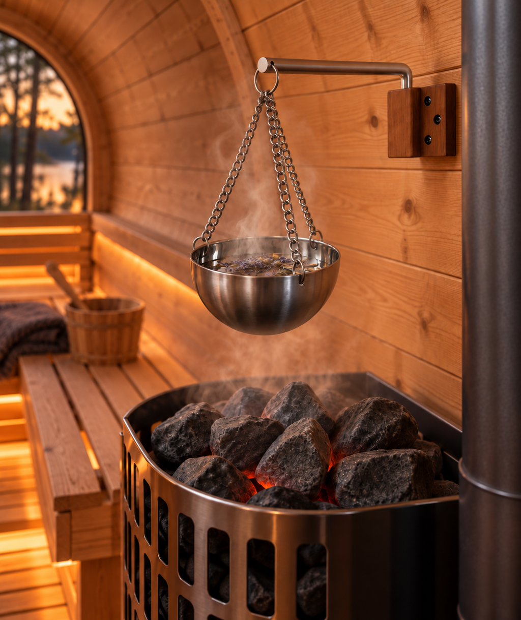 Aromaskål til sauna