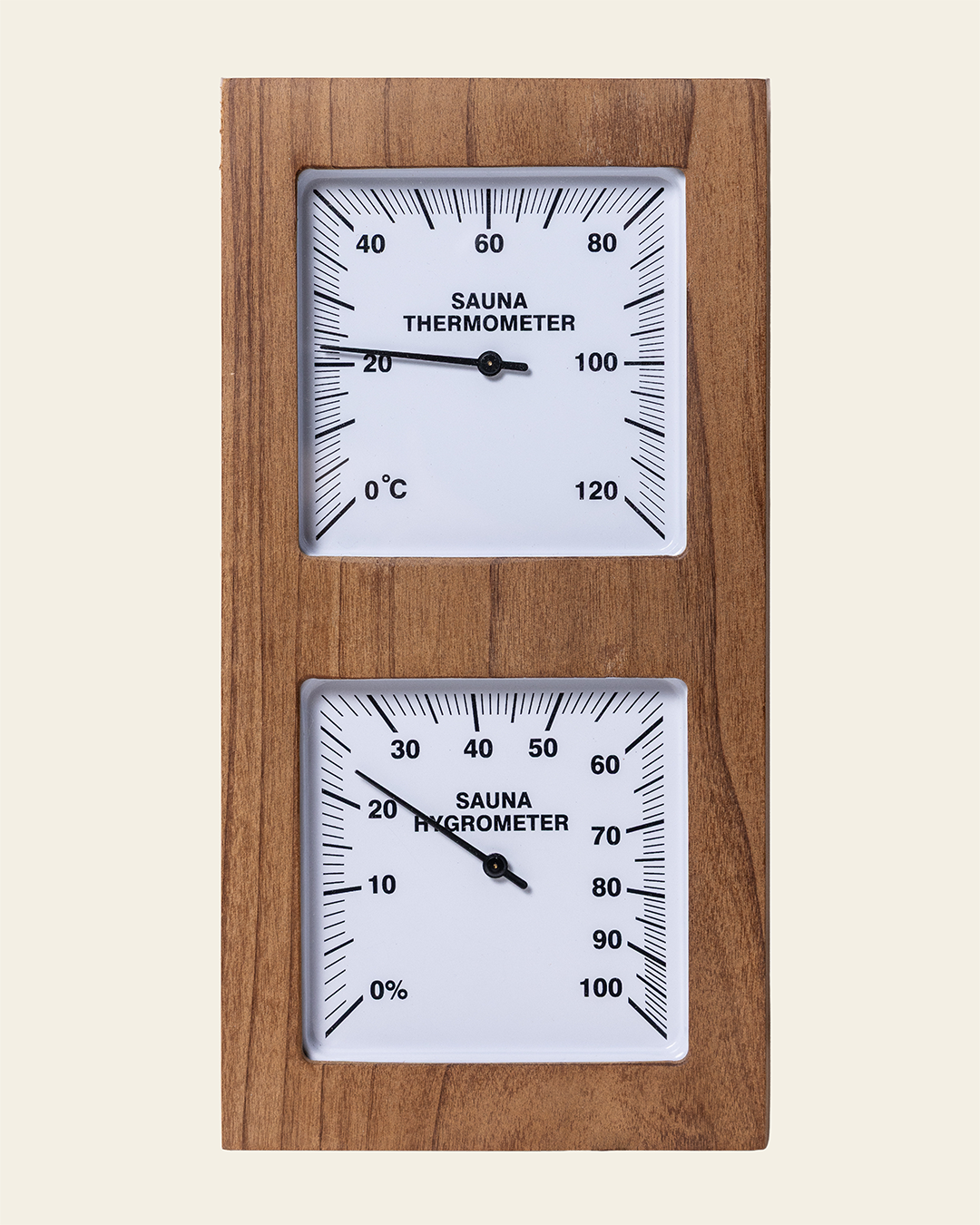 Hygrometer och termometer i Thermowood